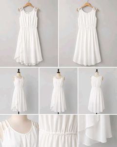Chic White Sleeveless Dress