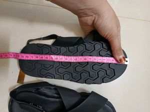 Black Criss-Cross Sandals
