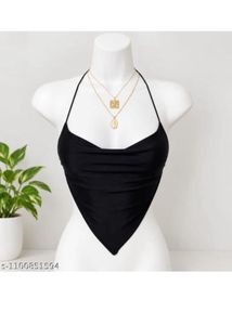 Sleek Black Cami Top