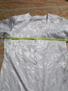 1.Vintage White Floral Blouse