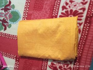 Yellow Cotton Saree