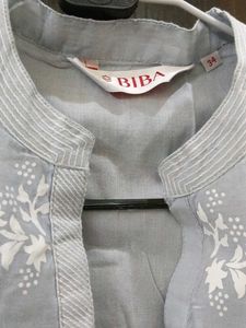 Light Blue Embroidered Kurta