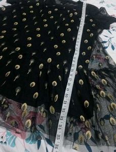💖💯Korean Black Mini Dress with Stretchable Cotto