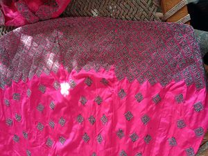 Stunning Pink Anarkali Lehenga