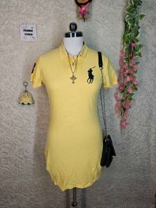 Yellow Polo T-Shirt with Number 3