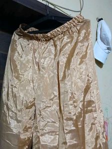 Teal Kurta and Gold Pants Set