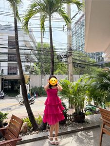 Ruffle Pink  Dress