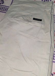 Pista Green Straight Fit Chino Trousers