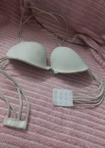 halter White Bra