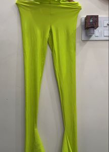 Neon Green Flare Leggings