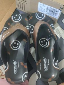 Aerowalk Flip Flops with Smiley Design