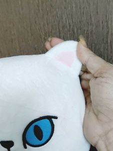 Kawaii White Cat Plush Toy