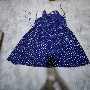 Blue Polka Dot Dress