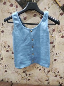 Women Contrast Top And Shorts Set
