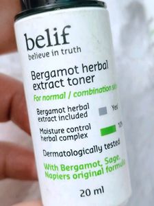 Belif Bergamot herbal extract toner 100 ml