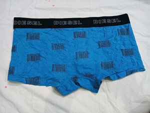 Diesel Blue Barcode Boxer Briefs 🤎