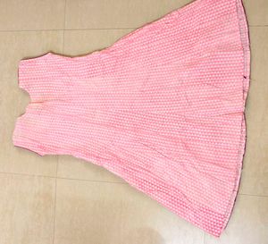 Beautiful Pink Ethnic Gown 📍Free Delivery