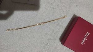 Gold Infinity Bracelet Kushal brand Totally new