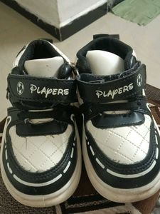 Stylish Black &amp; White Sneakers for Kids