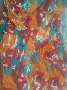 Vibrant Floral Print Kurta