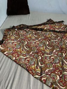 Bohemian Paisley Print Wrap reversible Skirt,  fre
