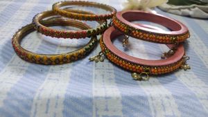 Beautiful Party Wear Bangles Combo