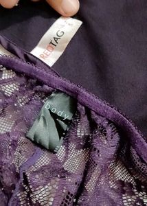 Lace Trimmed Silk Camisole Set
