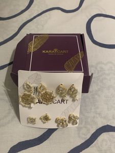 Karatcart Pearl &amp; Kundan Jewellery Set