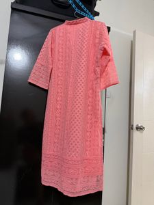 Elegant Pink Chikankari Kurta