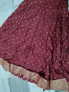 Maroon Ethnic Gown
