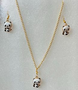 Girls Combo 2 Set Whit Earrings Necklaces