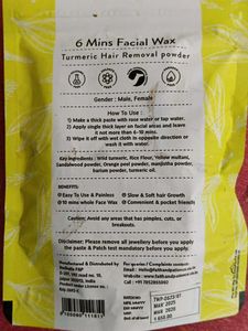 Facial Hair Removal Powder