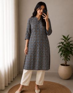 Stylish Printed Kurta