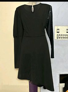 pinteresty Black Asymmetrical Dress