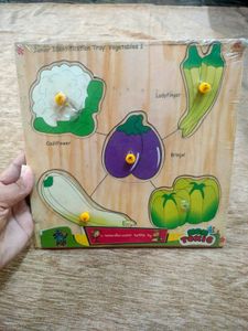 Junior identification tray - Vegetables