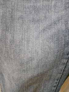 Washed Blue Flare Jeans