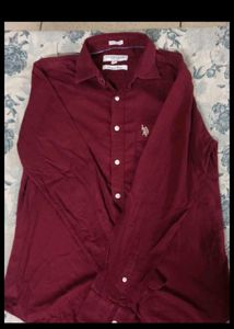 U.S. Polo Assn. Maroon Shirt