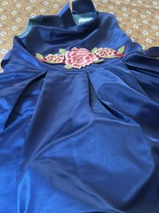 Beautiful Blue Embroidered dress