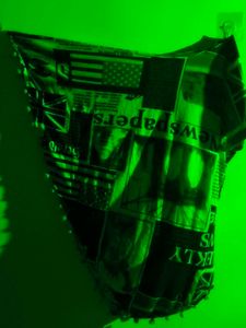 Unique Newspaper Print Dupatta