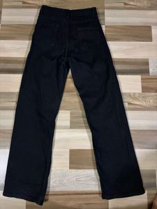 Zara Black Wide Leg Jeans
