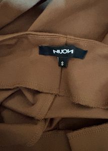 NUON Brown Casual Pants