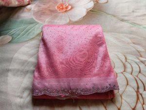 Stunning Pink Embroidered Saree