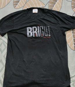 Graphic Print Black T-Shirt