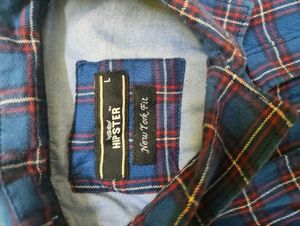 Men's Blue Checked Casual Shirt