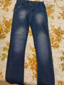 men's Classic dark Blue Denim Jeans