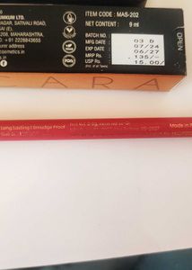 New/ Unused Combo Of Mascara Nd Lip liner