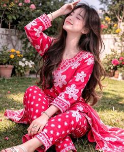 Rose pink Kurta set 💗
