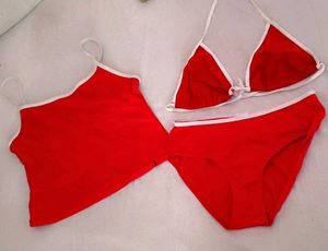 Red Bikini Set