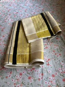 Elegant Kerala TISSUE SILK SET Saree