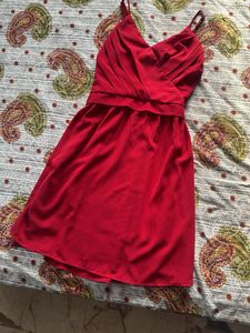 Gorgeous Chic Red Spaghetti Strap Mini Dress